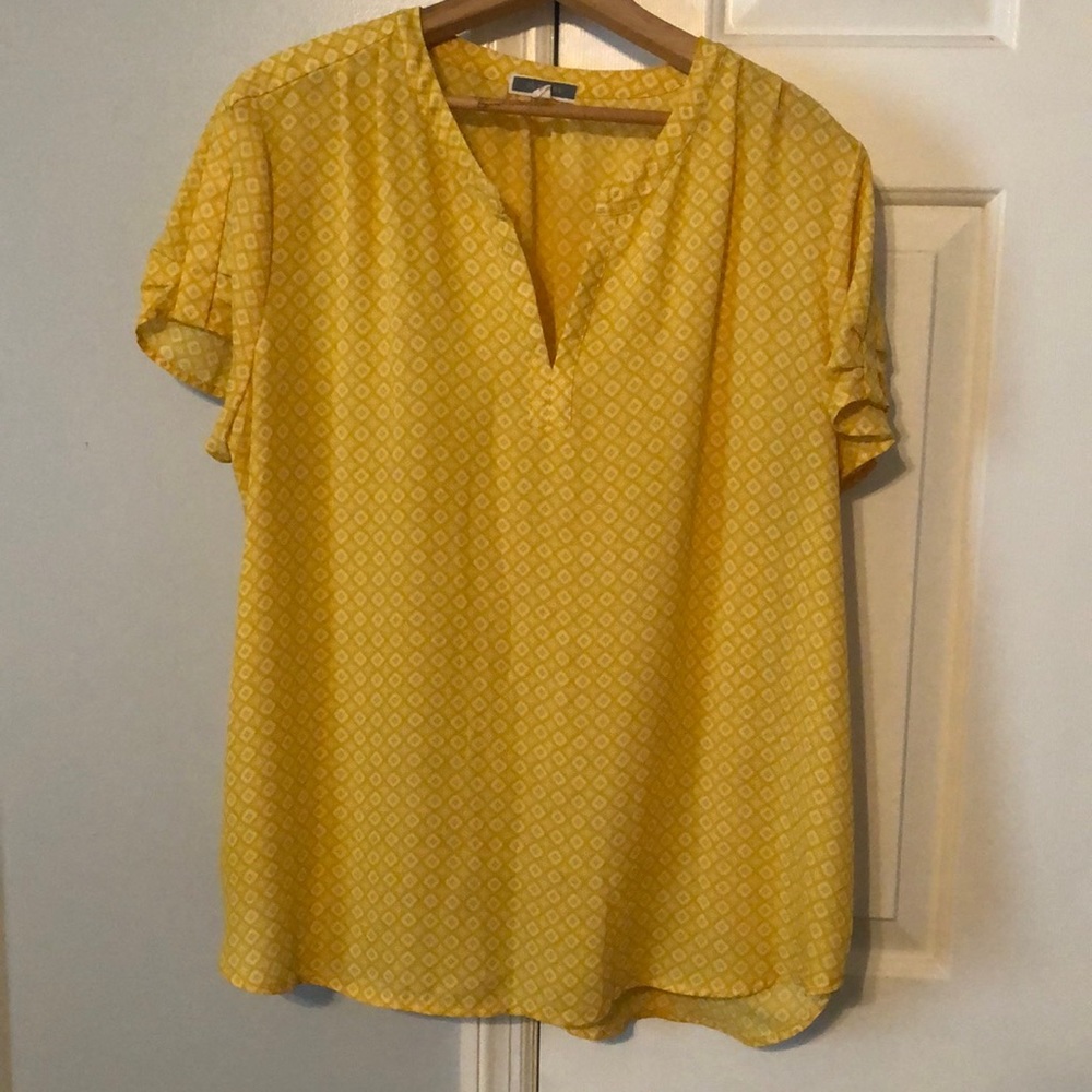 Yellow blouse